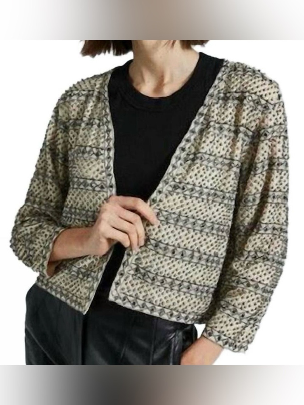 Topshop vintage beaded cocktail jacket evening jacket size US 6